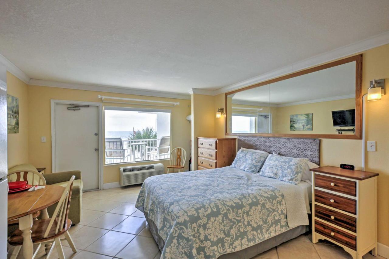 Daytona Beach Studio With Oceanfront Balcony And Pool! Экстерьер фото