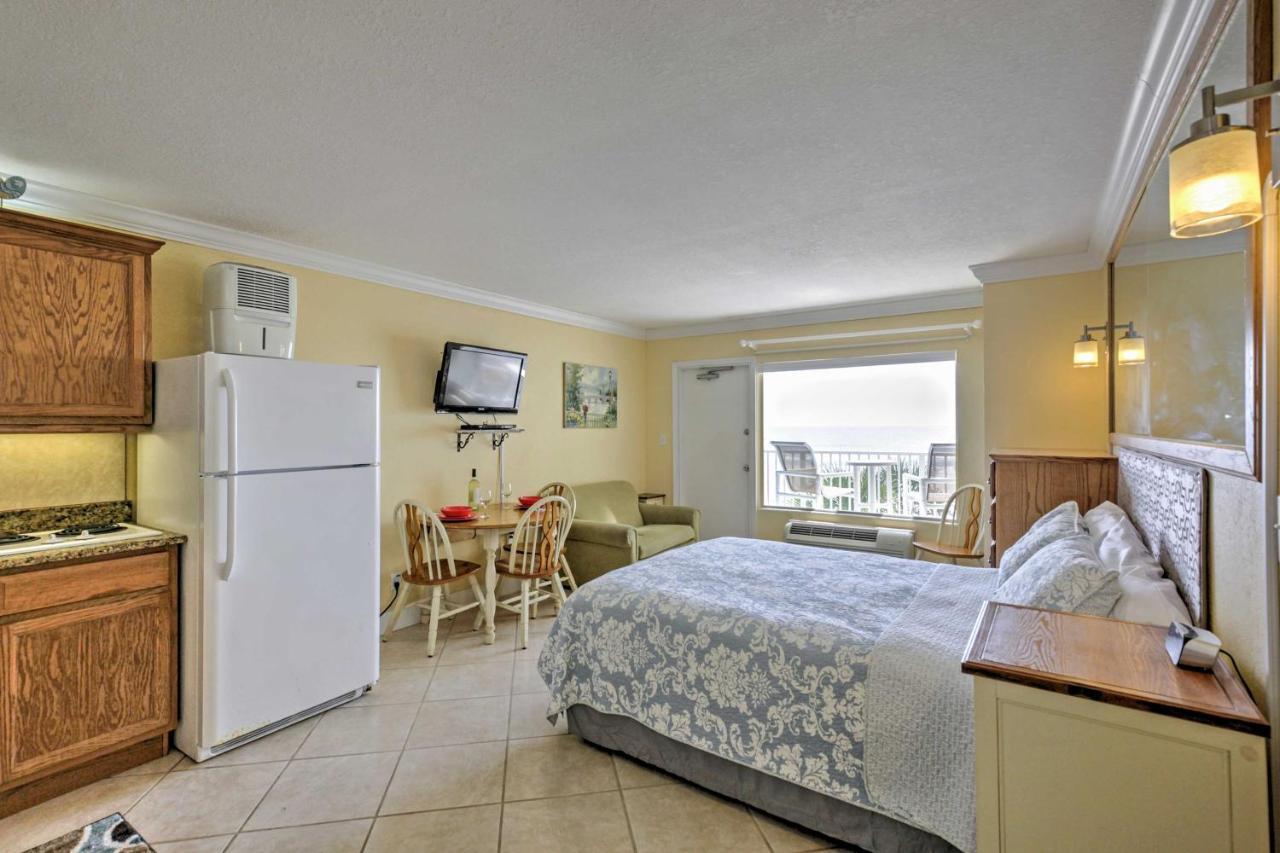 Daytona Beach Studio With Oceanfront Balcony And Pool! Экстерьер фото
