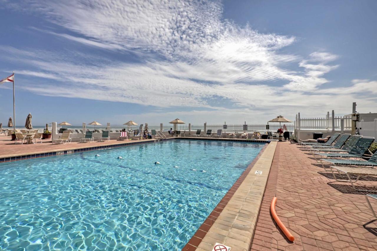 Daytona Beach Studio With Oceanfront Balcony And Pool! Экстерьер фото