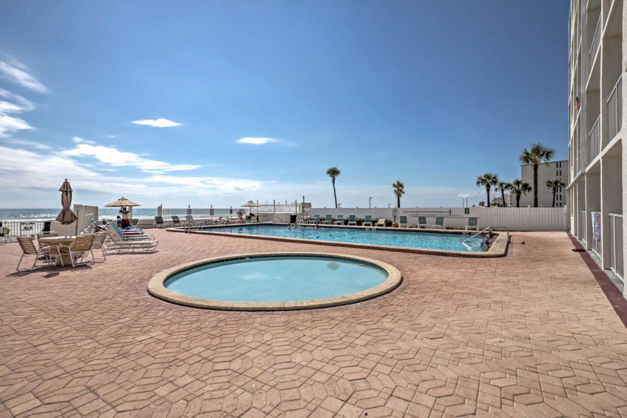 Daytona Beach Studio With Oceanfront Balcony And Pool! Экстерьер фото